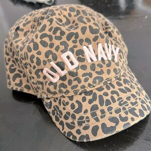 Childs Leopard Print Ball Cap